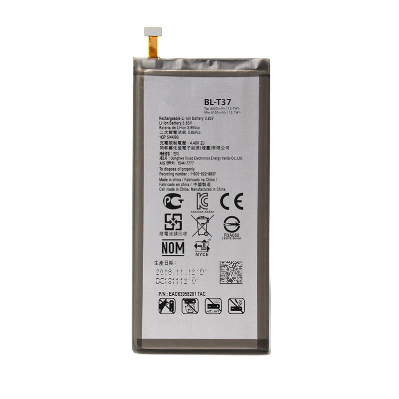 Batterie de remplacement pour LG Stylo Q Plus / Stylo 4 / V40 ThinQ / Q8, BL-T37 Batterie de remplacement pour LG Stylo Q Plus / Stylo 4 / V40 ThinQ / Q8, BL-T37